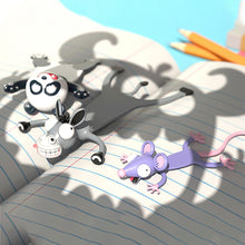 Load image into Gallery viewer, 3D Stereo Bookmark Wacky Bookmark for More Fun Reading 3D Stereo Cartoon Lovely Animal Bookmark Wacky Bookmark Office School Supplies