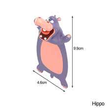 Load image into Gallery viewer, 3D Stereo Bookmark Wacky Bookmark for More Fun Reading 3D Stereo Cartoon Lovely Animal Bookmark Wacky Bookmark Office School Supplies