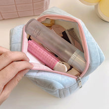 Load image into Gallery viewer, Large Capacity Plush Cosmetic Storage Bag Women Makeup Organizer Handbag Stationery Bag Pencil Case Pencilcase Pen Box Supplies