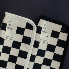 Load image into Gallery viewer, Large Capacity Pencil Case Simple Checkerboard Lattice Pencil Bag Stationery Student Canvas Estuche Multifuncional Lapices