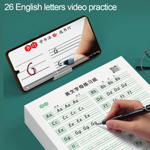 Load image into Gallery viewer, English Copybook Red Tracing Book Practice With Calligraphy Pen Holder For Kids Baby Early Education Exercise Book