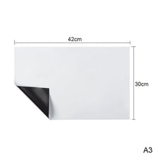 Load image into Gallery viewer, A4/A3 Magnetic Dry Erase Board Fridge Markers WhiteBoard Sheet,Home Kitchen Erasable Flexible Refrigerator Magnet Memo Grocery List