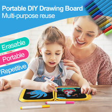 Load image into Gallery viewer, Baby Toys Set Painting Drawing Toys Black Board with Magic Pen Chalk Painting Coloring Book Funny Toy Kid Painting Blackboard