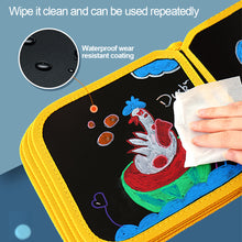 Load image into Gallery viewer, Baby Toys Set Painting Drawing Toys Black Board with Magic Pen Chalk Painting Coloring Book Funny Toy Kid Painting Blackboard