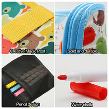 Load image into Gallery viewer, Baby Toys Set Painting Drawing Toys Black Board with Magic Pen Chalk Painting Coloring Book Funny Toy Kid Painting Blackboard