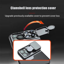 Load image into Gallery viewer, 5 in 1 Phone Lens Kit 20X Super Macro Telephoto Lens for iPhone 14 pro max 14 Plus Portable CPL Fisheye Telephoto Lens Accessory