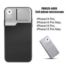 Load image into Gallery viewer, 400X Microscope Phone Lens Case Kit for iphone 12 Pro MAX 11 pro max Bulit-in Light Lens Tinyscope Kit Tipscope