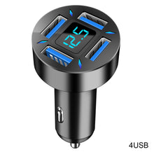 Load image into Gallery viewer, 4 Ports USB Car Charger Fast Charging PD Quick Charge 3.0 USB C Car Phone Charger Adapter For iPhone 13 12 Xiaomi Samsung