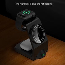 Load image into Gallery viewer, Wireless Charging Three-in-one Fast Charging 15w Suitable For Watch Headphones Apple Mobile Phone Digital Magnetic Wireless Charger