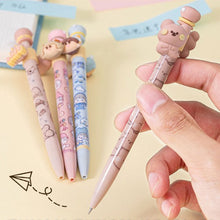 Load image into Gallery viewer, Creative Cute Spinning Pen Rotating 0.5mm Black Ink Pen Student Decompression Gift Toy Stress Pressure Releaser Pens spinning Stationery School Supplies