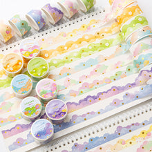 Load image into Gallery viewer, Cute Kawaii Cloud Theme Washi Tape Decorative Tapes For Arts Diy Crafts Journals Planners Scrapbooking Wrapping