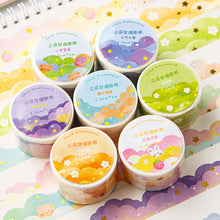 Load image into Gallery viewer, Cute Kawaii Cloud Theme Washi Tape Decorative Tapes For Arts Diy Crafts Journals Planners Scrapbooking Wrapping