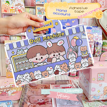 Load image into Gallery viewer, Creative Lovely Christmas Blind Box Lucky New Year Gift Box Students DIY Scrapbook Stickers Notebook Gel Pen Toy Set Surprise Gift Bag
