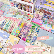 Load image into Gallery viewer, Creative Lovely Christmas Blind Box Lucky New Year Gift Box Students DIY Scrapbook Stickers Notebook Gel Pen Toy Set Surprise Gift Bag