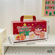 Load image into Gallery viewer, Creative Lovely Christmas Blind Box Lucky New Year Gift Box Students DIY Scrapbook Stickers Notebook Gel Pen Toy Set Surprise Gift Bag
