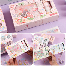 Load image into Gallery viewer, 4Rolls 12Pcs Cute Cartoon Washi Tape Scrapbooking Creative Japanese Kawaii Masking Journal Tape DIY Scrapbooking Diary Tape Sticker