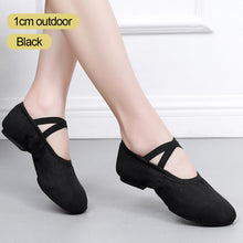 Load image into Gallery viewer, Girls Ballet Shoes Kids Dance Slippers Professional Cowhide Soft Sole Ballet Dance Girls Female Ballet Yoga Gym Dance Shoes