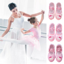 Load image into Gallery viewer, Girls Cartoon Ballet Shoes Kids Dance Slippers Professional Soft Sole Ballet Dance Girls Female Ballet Yoga Gym Dance Shoes
