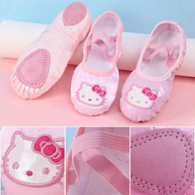 Load image into Gallery viewer, Girls Cartoon Ballet Shoes Kids Dance Slippers Professional Soft Sole Ballet Dance Girls Female Ballet Yoga Gym Dance Shoes