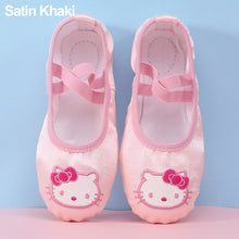 Load image into Gallery viewer, Girls Cartoon Ballet Shoes Kids Dance Slippers Professional Soft Sole Ballet Dance Girls Female Ballet Yoga Gym Dance Shoes
