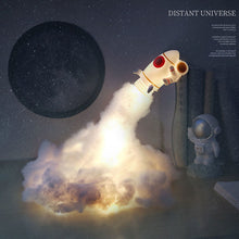 Load image into Gallery viewer, DIY Rocket Lamp LED Astronaut Night With USB Rechargeable Kids Home Decoration Night Light Creative Kids Gift