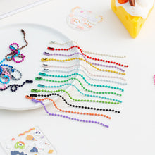 Load image into Gallery viewer, Cute Guka Sticker Gradient Glitter DIY Keychain Transparent Acrylic Decoration Pendant Keychain Badge Kawaii Stationery Accessories