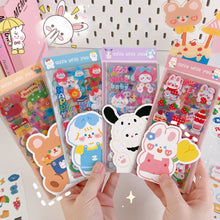 Load image into Gallery viewer, Korean Style Personality Hand Account Cute Cartoon Laser Waterproof Stickers Guka DIY Material Girls Children's Toys Kawaii Gift
