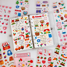 Load image into Gallery viewer, Korean Style Personality Hand Account Cute Cartoon Laser Waterproof Stickers Guka DIY Material Girls Children's Toys Kawaii Gift