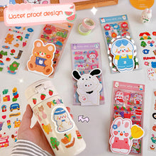 Load image into Gallery viewer, Korean Style Personality Hand Account Cute Cartoon Laser Waterproof Stickers Guka DIY Material Girls Children's Toys Kawaii Gift