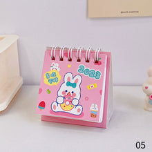Load image into Gallery viewer, 2022 Kawaii Desk Calendar Creative Mini Calendar Cute Cartoon Desktop Ornaments Animal Daily Schedule Table Planner Yearly Agenda Organizer Decor