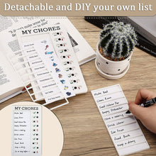 Load image into Gallery viewer, Hanging Memo Daily Task Planning Board Blank RV Chores Checklist Board Elder Care My Chores Plastic Task Board Wall Decoration