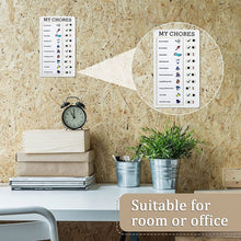 Load image into Gallery viewer, Hanging Memo Daily Task Planning Board Blank RV Chores Checklist Board Elder Care My Chores Plastic Task Board Wall Decoration