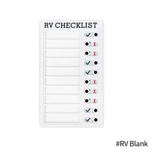 Load image into Gallery viewer, Hanging Memo Daily Task Planning Board Blank RV Chores Checklist Board Elder Care My Chores Plastic Task Board Wall Decoration