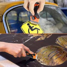 Load image into Gallery viewer, Double-Sided Scraper Car Window Blade Knife Cleaner Ceramic Glass Sticker Glue Cleaner Remover Automotive Film Ceramic Tool
