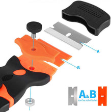 Load image into Gallery viewer, Double-Sided Scraper Car Window Blade Knife Cleaner Ceramic Glass Sticker Glue Cleaner Remover Automotive Film Ceramic Tool