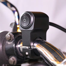 Load image into Gallery viewer, 7/8in Aluminum Alloy Motorcycle Handlebar Headlight ON/OFF Switch Light Button Waterproof Fog Spotlight Switch for Scooter ATV