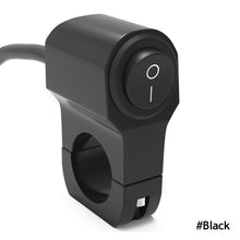 Load image into Gallery viewer, 7/8in Aluminum Alloy Motorcycle Handlebar Headlight Switch Three-position Waterproof Switch 12V Fog Spotlight Retro Switch
