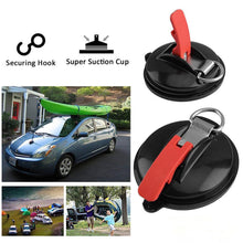 Load image into Gallery viewer, 4Pcs Universal Car Suction Cup Anchor Securing Hook Tie Down Camping Tarp As Car Side Awning Pool Tarps Tents Camping Gadgets