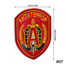 Load image into Gallery viewer, 3D Embroidered Patches Military Patch 3D Hook Loop Stickers military tactics Armband for Backpacks Bags Clothing Decoration Army badge