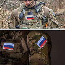 Load image into Gallery viewer, Russian Flag Embroidery Patches Army Military Skull Patches Tactical Emblem Appliques Russia Soldier Embroidery Badges