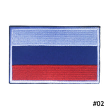 Load image into Gallery viewer, Russian Flag Embroidery Patches Army Military Skull Patches Tactical Emblem Appliques Russia Soldier Embroidery Badges