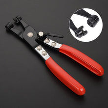 Load image into Gallery viewer, Flexible Car Tube Clamp Long Automotive Hose Clamp Pliers Straight Throat Tube Bundle Clamp Removal Tool Straight Handle Plier