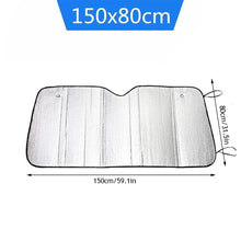 Load image into Gallery viewer, Anti-ultraviolet Car Windshield Foldable Car Sunshade Visor Cover Block Reflector Portable Breathable Anti UV Protector Screen