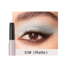 Load image into Gallery viewer, Pearlescent Silkworm Eyeshadow Long-lasting Waterproof Shiny Pigment Glitter Matte Colorful Eye Shadow Pencil Makeup Cosmetics