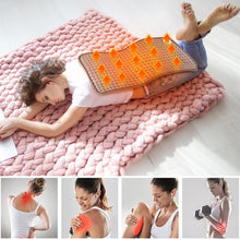 Load image into Gallery viewer, Electric Shoulder Back Pain Relief Heating Pad Physiotherapy Therapy Blanket Thermal Eliminate Fatigue Household Winter Warmer