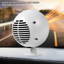 Load image into Gallery viewer, 12V/24V 360 Degree Rotatable Car Heater Car Heating Fan Defogger Defroster Demister Heaters For Car Truck Windshield