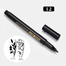 Load image into Gallery viewer, Nail Painting Pen Faint Dye Pen Multicolored Pigment Graffiti Painting Pen Manicure Draw Paint Pen Nail Art Tool