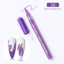 Load image into Gallery viewer, 3D Nail Paint Pen Graffiti Painting Pen Multicolored DIY Nail Pen Manicure Draw Paint Pen Nail Art Accessories