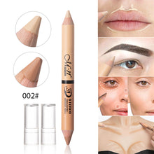 Load image into Gallery viewer, Double Head Pearlescent Highlighter Bronzer Pencil Lying Silkworm Pencil Long-lasting Waterproof Sweatproof Face Makeup Cosmetic