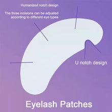 Load image into Gallery viewer, U-shaped Eye Patch Graft Eyelash Eye Patch Remove Eyelash Pad Soft Comfortable Eyelash Extension Patches Eyelash Tools